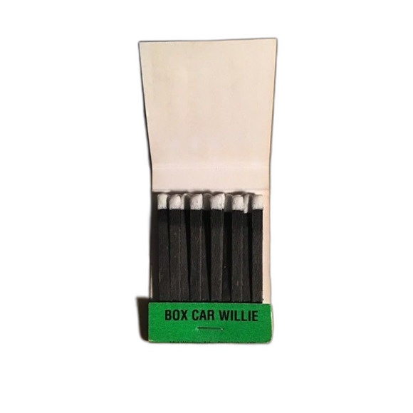 Box Car Willie Motels Promotional Matchbook Complete With 20 Matches - Picture 3 of 3
